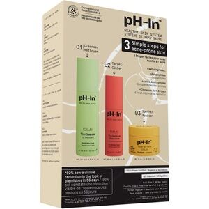 New in Box pH-In - Healthy Skin System 3 step Set for Acne Prone Skin.